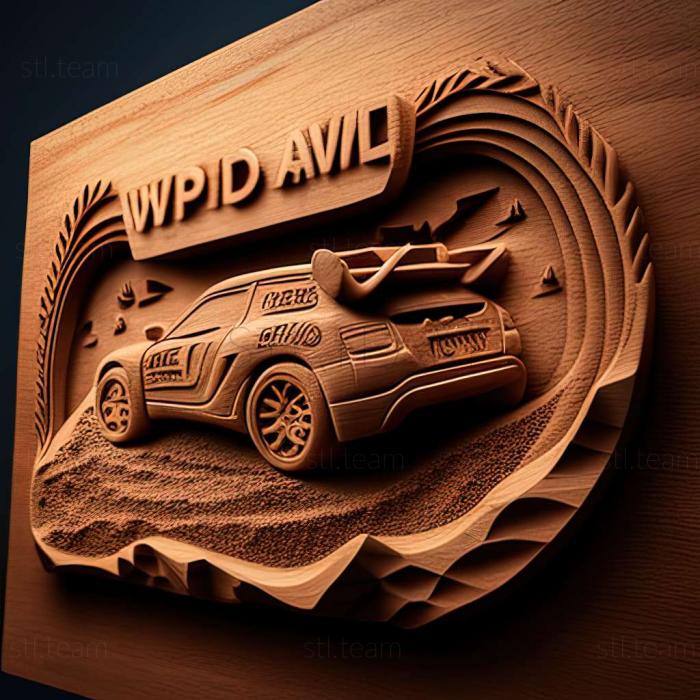3D модель Игра чемпионата мира по ралли WRC FIA (STL)
